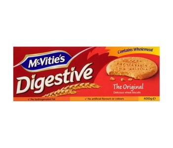 MCVITIES DIGESTIVE WHOLEWHEAT BISCUITS